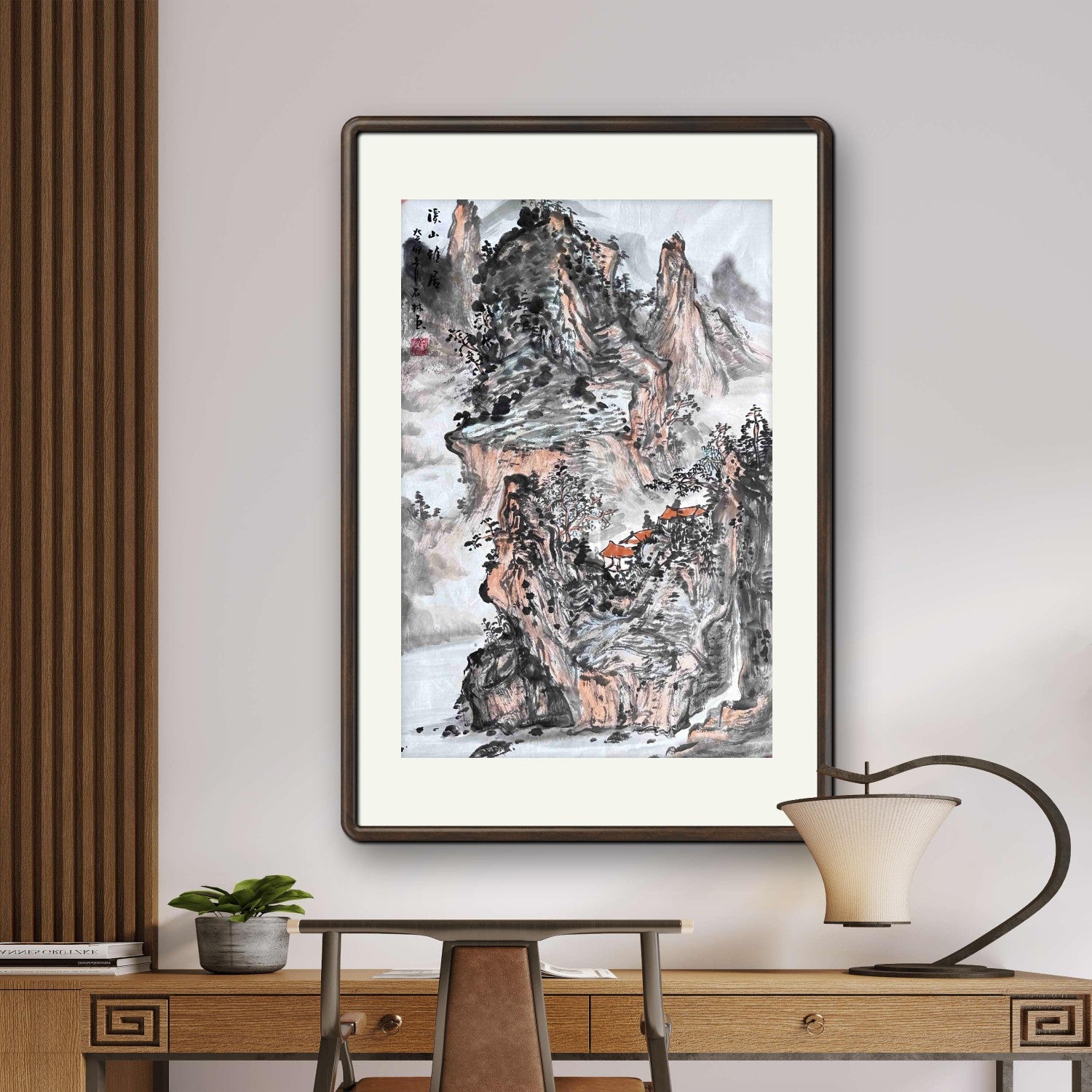 Elegant Dwelling by Streams and Mountains