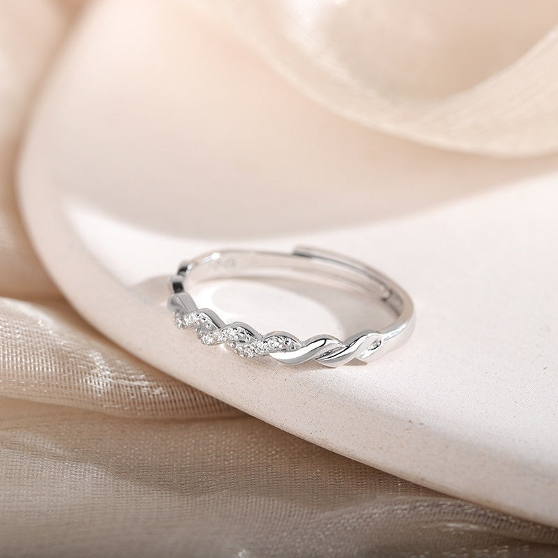 S925 Twisted Ring