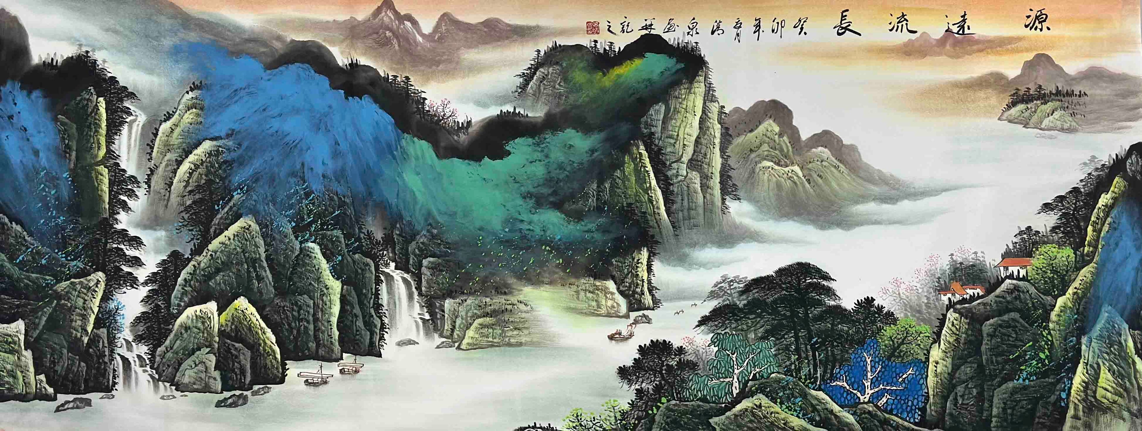 A Long Stream with a Distant Source