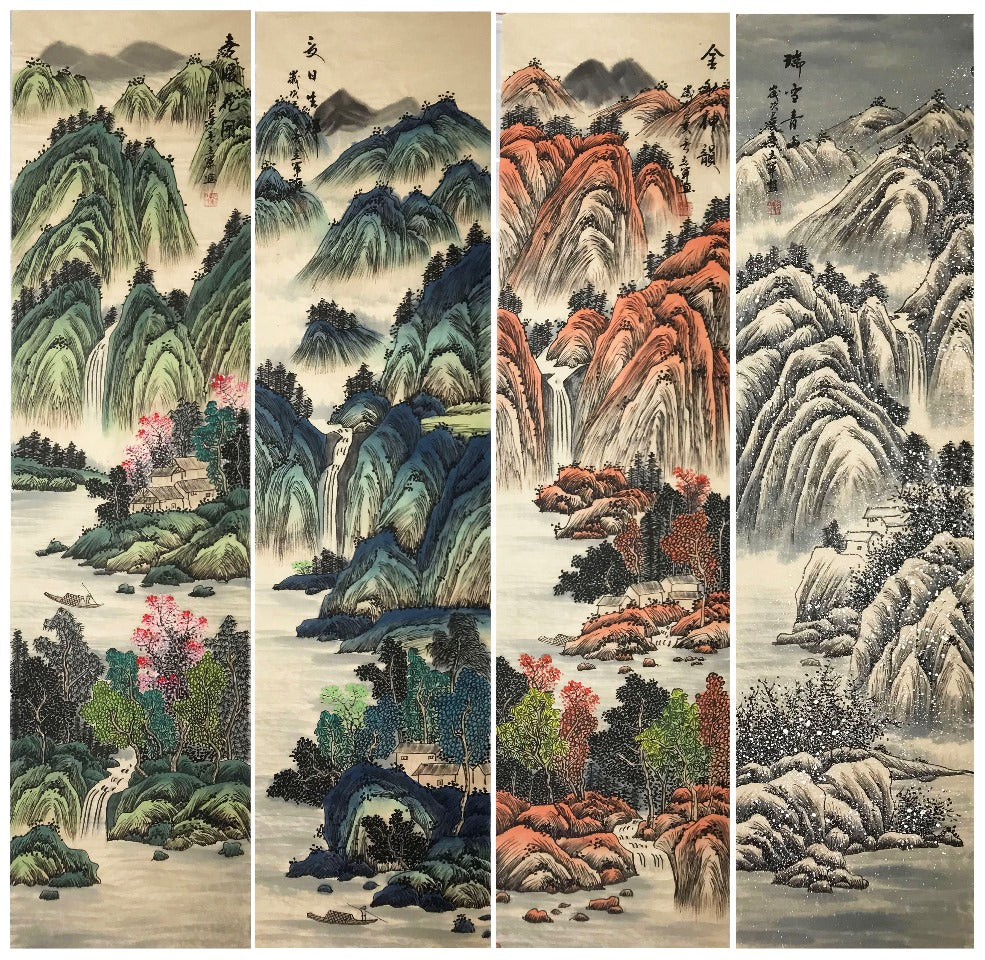Four Seasons of Mountains and Rivers