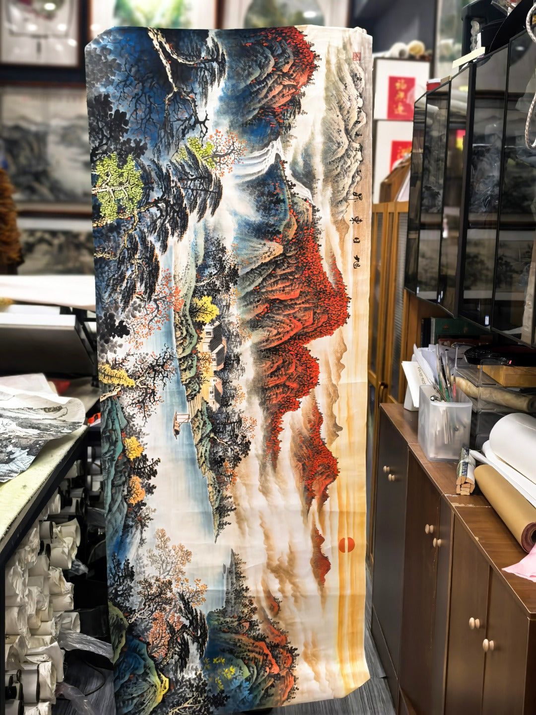 Red Sun Rising in the Eastern Mountains