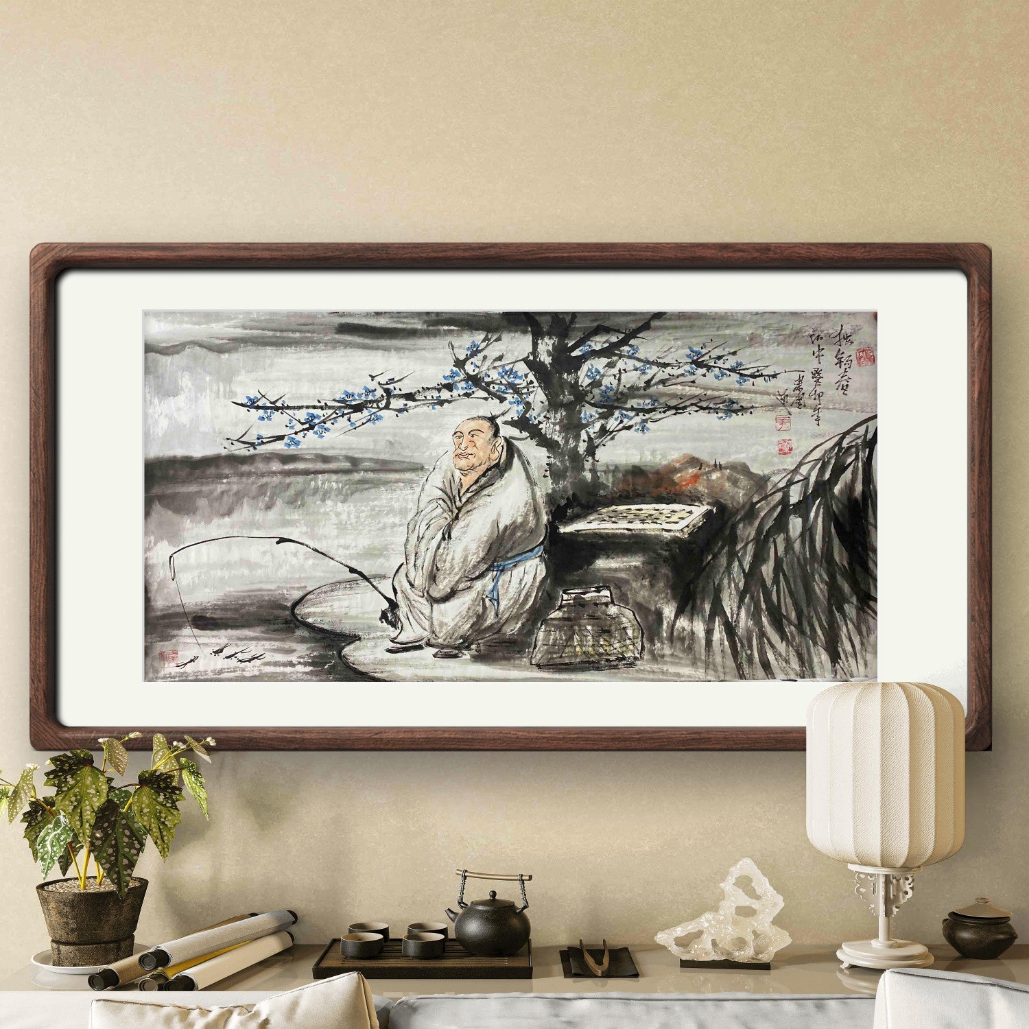 Fishing Alone in Solitude